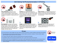 Safe Desktop Vat Photopolymerization 3D Printing