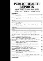 Public Health Rep  v 101 no 2  table of contents