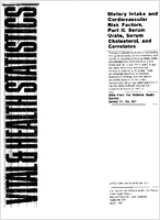 Dietary intake and cardiovascular risk factors Part II serum urate serum cholesterol and correlates