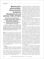 Methicillinsusceptible Doxycyclineresistant Staphylococcus aureus Cte dIvoire