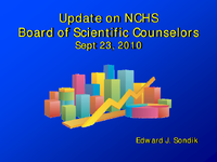 Update on NCHS Board of Scientific Counselors Sept 23 2010