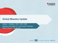 Global measles update