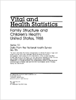 Family structure and childrens health United States 1988