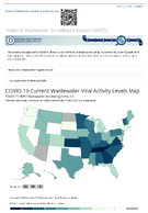 COVID19 Current Wastewater Viral Activity Levels Map  COVID19 NWSS Wastewater Monitoring in the US