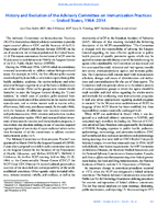 History and Evolution of the Advisory Committee on Immunization Practices  United States 19642014
