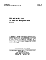 Birth and Fertility Rates for States and Metropolitan Areas