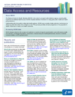 NCHS data access and resources June 2019