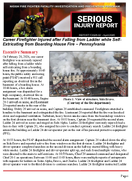 Serious Injury Report F202602 Career Firefighter Injured After Falling from Ladder While SelfExtricating from Boarding House Fire  Pennsylvania