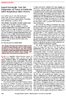 Rapid Serologic Test for Diagnosis of Yaws in Patients with Suspicious Skin Ulcers