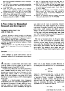A Price Index For Biomedical Research And Development