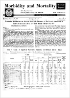 Morbidity and Mortality Weekly Report Vol 6 No 7 for Release February 22 1957