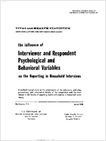 The influence of Interviewer and Respondent Psychological and Behavioral Variables on the Reporting in Household Interviews