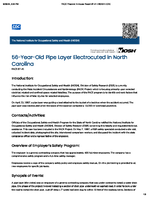 56YearOld Pipe Layer Electrocuted in North Carolina FACE 8741