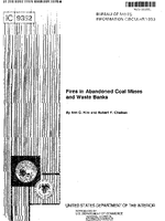 Information Circular 9352 Fires in Abandoned Coal Mines and Waste Banks