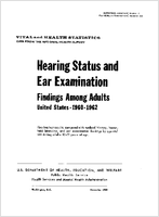 Hearing status and ear examination findings among adults United States 19601962