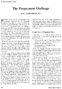 The prepayment challenge