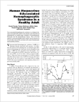Human Herpesvirus 6Associated Hemophagocytic Syndrome in a Healthy Adult