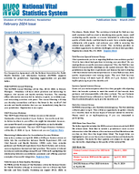 National Vital Statistics System Division of Vital Statistics Newsletter  February 2024