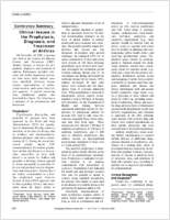 Clinical Issues in the Prophylaxis Diagnosis and Treatment of Anthrax