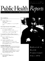 Public Health Reports  v 110 no 6  table of contents