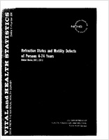 Refraction status and motility defects of persons 474 years United States 19711972
