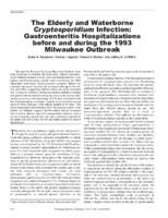 The Elderly and Waterborne Cryptosporidium Infection Gastroenteritis Hospitalizations before and during the 1993 Milwaukee Outbreak