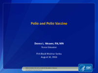 Polio and polio vaccine