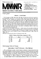 Morbidity and Mortality Weekly Report MMWR February 27 1981  Vol 30  No 7
