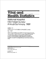 National Hospital Discharge Survey annual summary 1989