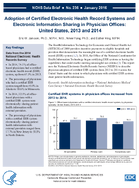 Adoption of Certified Electronic Health Record Systems and Electronic Information Sharing in Physician Offices United States 2013 and 2014