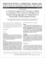 A Combined Approach to Womens Health Is Associated With a Greater Likelihood of Repeat Mammography in a Population of Financially Disadvantaged Women