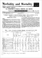Morbidity and Mortality Weekly Report Vol 6 No 13 for Release April 5 1957