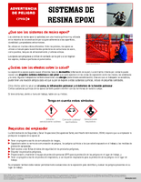 Advertencia de Peligro Sistemas de Resina Epoxi 2023