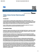 Video Store Owner Electrocuted FACE 8524