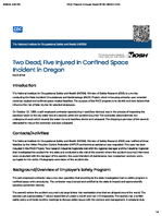 Two Dead Five Injured in Confined Space Incident in Oregon FACE 8706