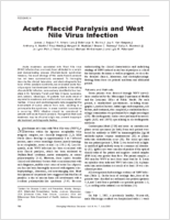 Acute Flaccid Paralysis and West Nile Virus Infection