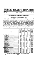 Public health reports  v 32 no 16 APRIL 20 1917