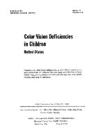 Color vision deficiencies in children