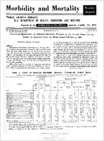 Morbidity and Mortality Weekly Report For release February 14 1958 Vol 7 No 6