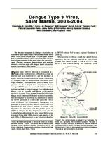 Dengue Type 3 Virus Saint Martin 20032004