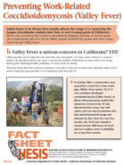 Preventing WorkRelated Coccidioidomycosis Valley Fever