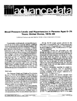 Blood Pressure Levels and Hypertension in Persons Ages 674 Years United States 197680