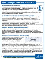 Hexachlorocyclohexanes  ToxFAQs