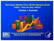 SSA Death Master File  NCHS National Death Index How Do They Relate