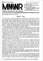 Morbidity and Mortality Weekly Report MMWR May 15 1981  Vol 30  No 18