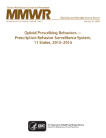 Morbidity and Mortality Weekly Report MMWR Surveillance Summaries January 2020  Vol 69  No SS1
