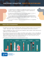 Electronic Cigarettes Whats the Bottom Line