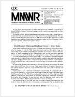 Morbidity and Mortality Weekly Report MMWR November 15 1996  Vol 45  No 45