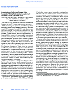 Investigation of Infectious Disease Risks Associated With a Nontransplant Anatomical Donation Center  Arizona 2014