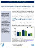 UrbanRural Differences in Drug Overdose Death Rates 2020